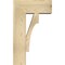 Ekena Millwork Westlake Block Rough Sawn Bracket w/ Offset Brace, Douglas Fir, 8"W x 18"D x 30"H BKT0806X18X30WTL05RDF - alternate 4